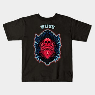 demon skull and buffalo ~ Muse Kids T-Shirt